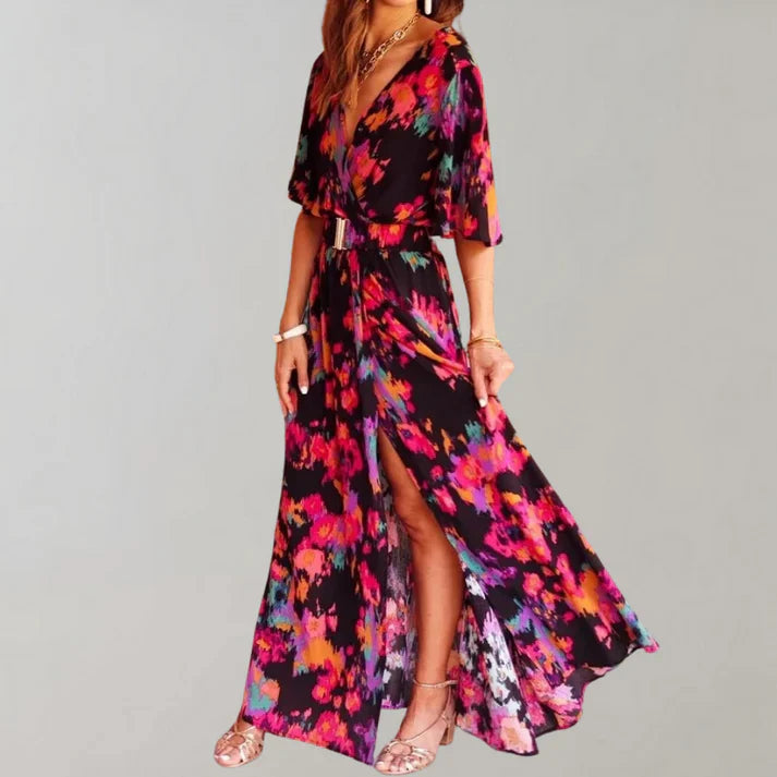 Maxi-wickel-sommerkleid