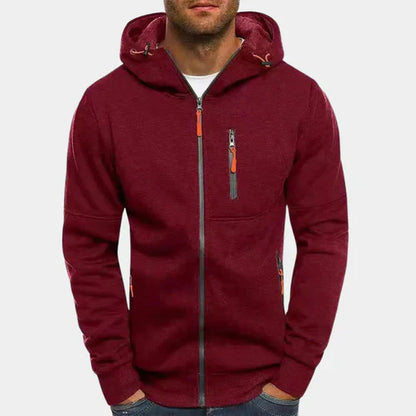 Jacks - herren sweatshirt mit kapuze und reißverschluss