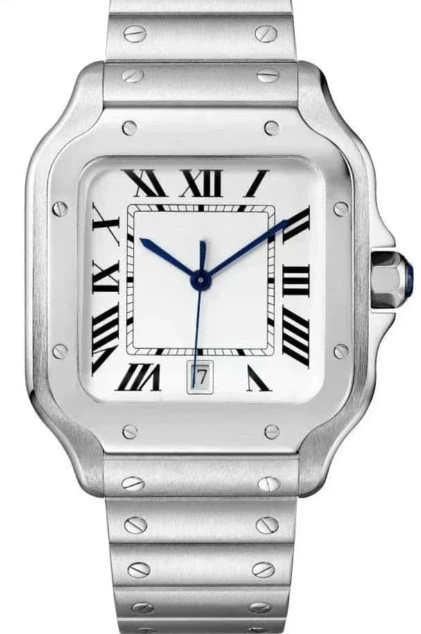 Santos Stahl Uhr Unisex