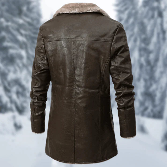 Lucian - warme herren fleece winterjacke