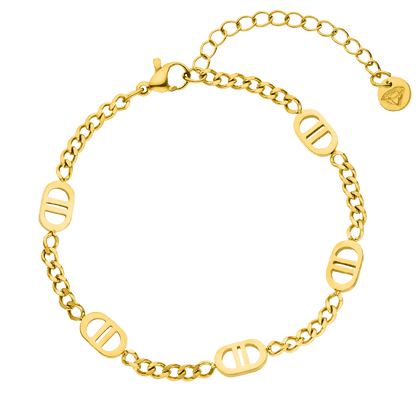 Elegantes Armband 18K vergoldet wasserfest Damen