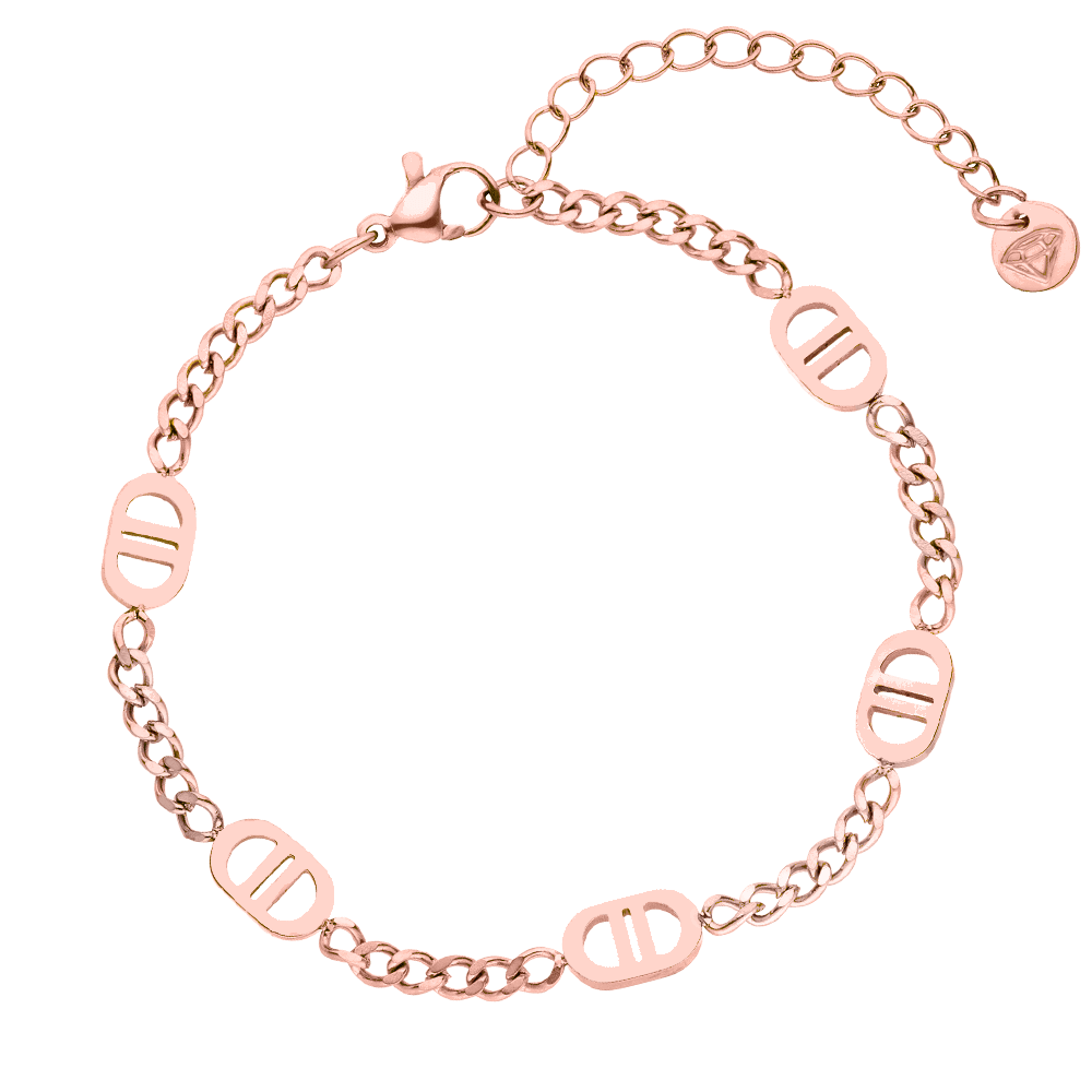 Wasserfestes Armband 18K vergoldet elegant Damen