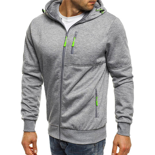 Jacks - herren sweatshirt mit kapuze und reißverschluss