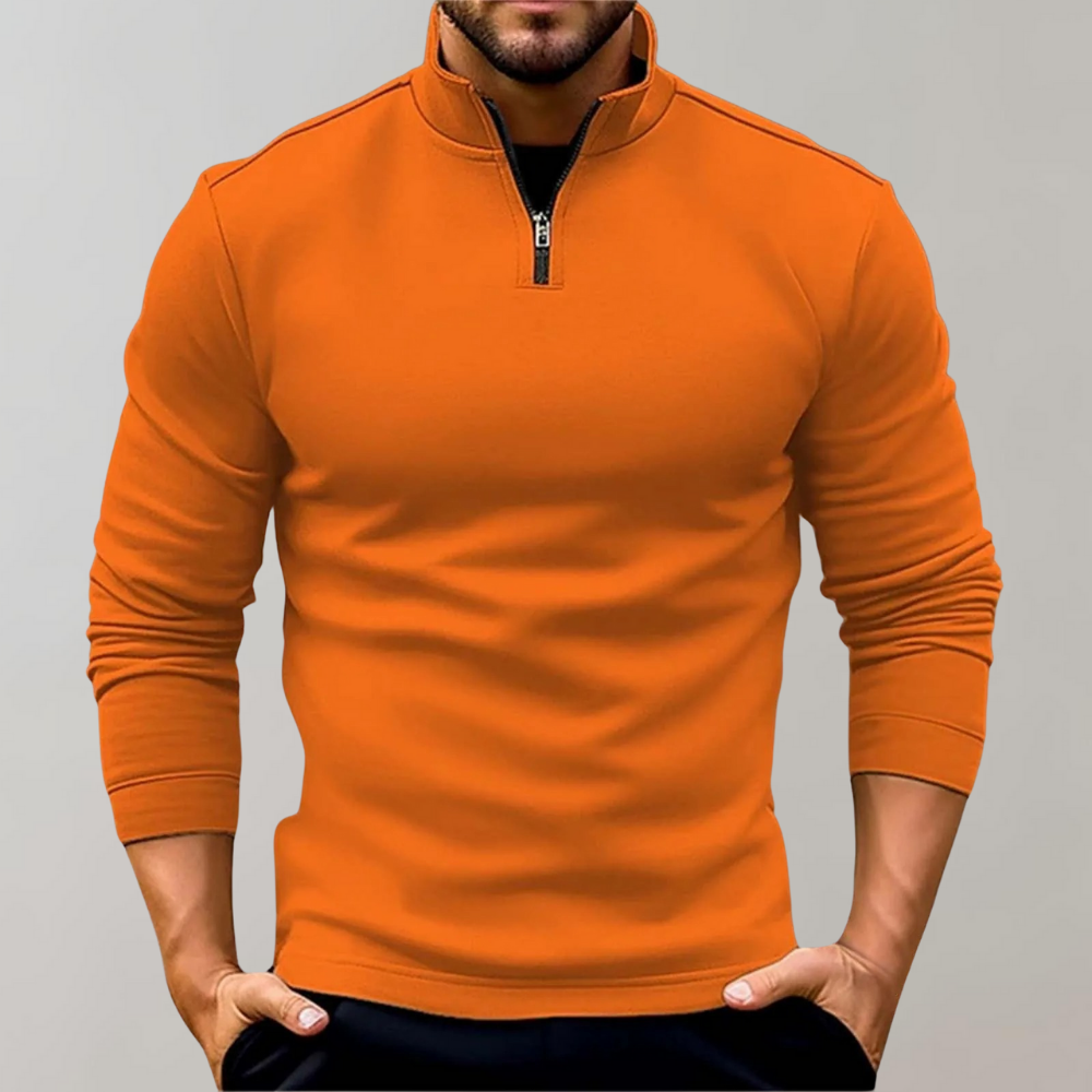 Herrenpullover mit reißverschluss – Kyler