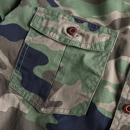 Abel – militär-camouflage-sommerhemd für herren