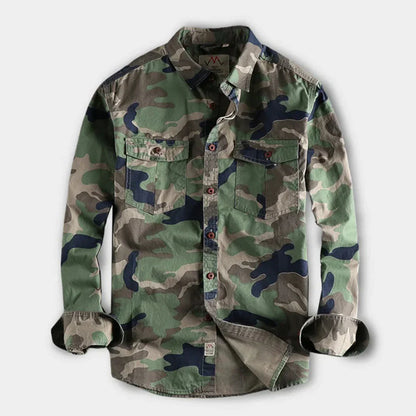 Abel – militär-camouflage-sommerhemd für herren