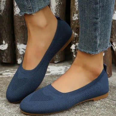 Flache und atmungsaktive orthopädische schuhe für frauen