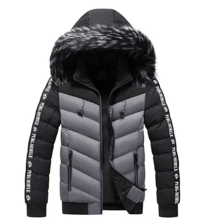 Berno - zweifarbige winterjacke für herren