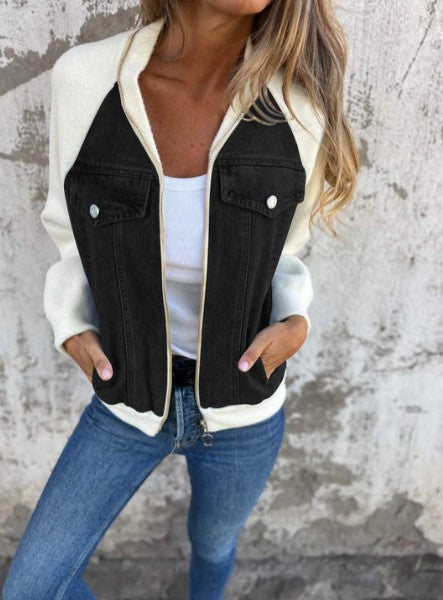 Brooklynn - moderne jacke mit denim