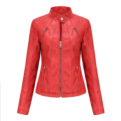 Adelija - stylische lederjacke